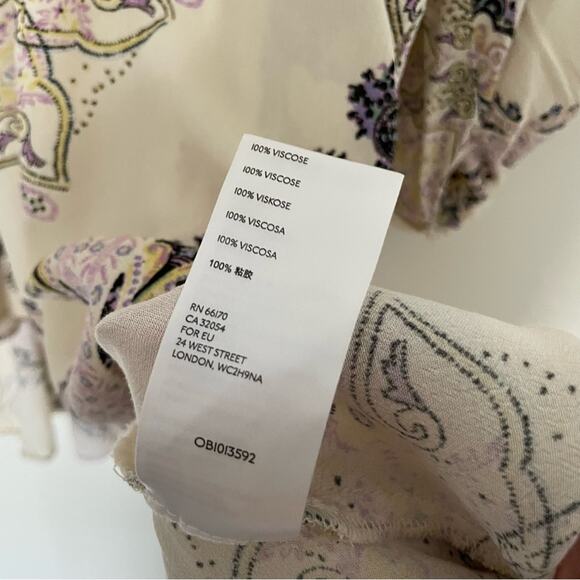 Free People Girl Talk Tunic In Ivory high low with Pockets size medium - Picture 6 of 7